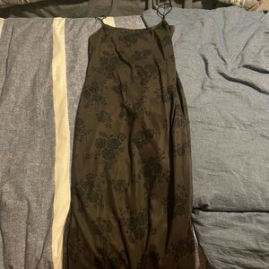 SHEIN Floral Print Mesh Cami Dress